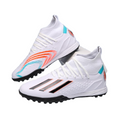 High Ankle Cleats Training Sport Football Sneakers-White TMH OUTLET
