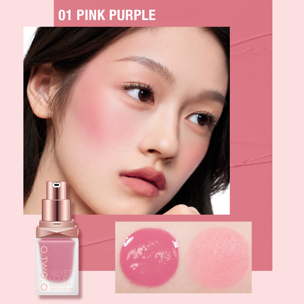Natural and Reddish Liquid Blush