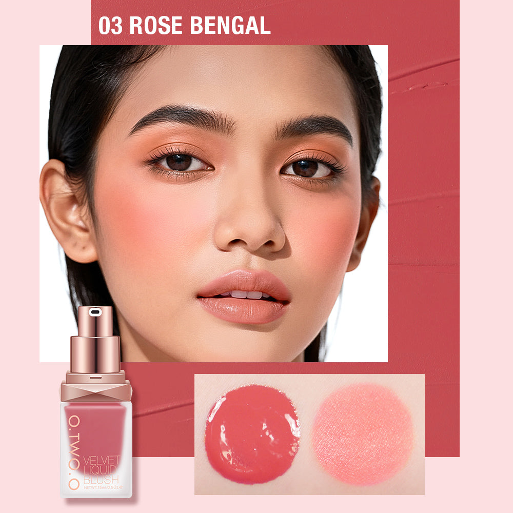 Natural and Reddish Liquid Blush