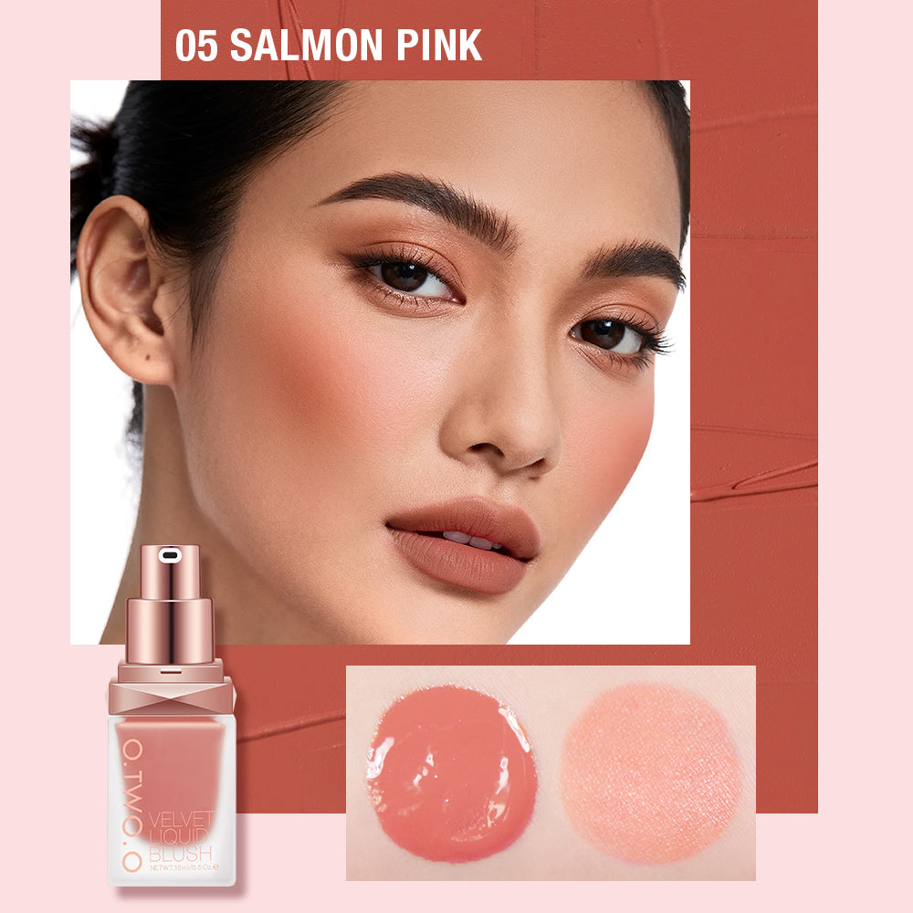 Natural and Reddish Liquid Blush
