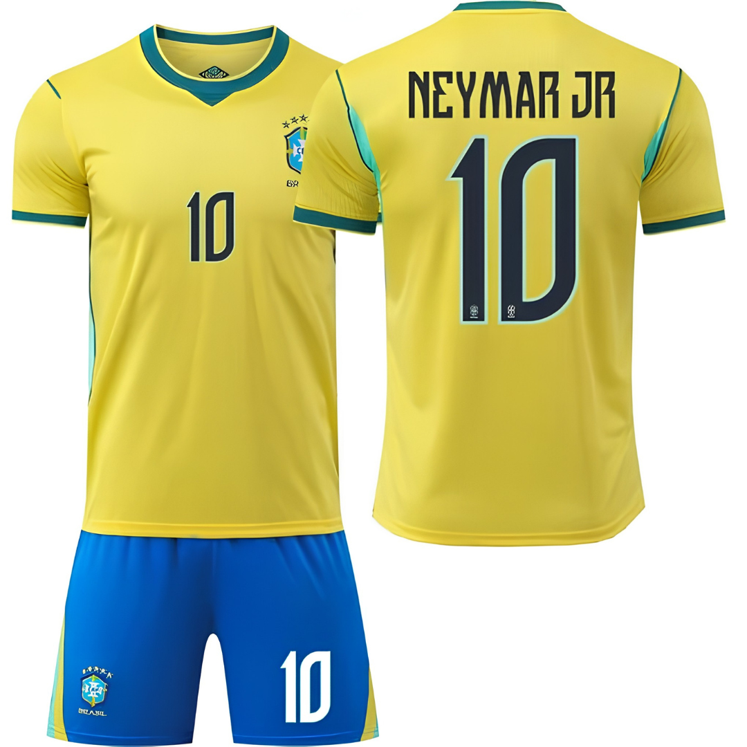 2026 World Cup Brazil Home Soccer Jersey NEYMAR JR