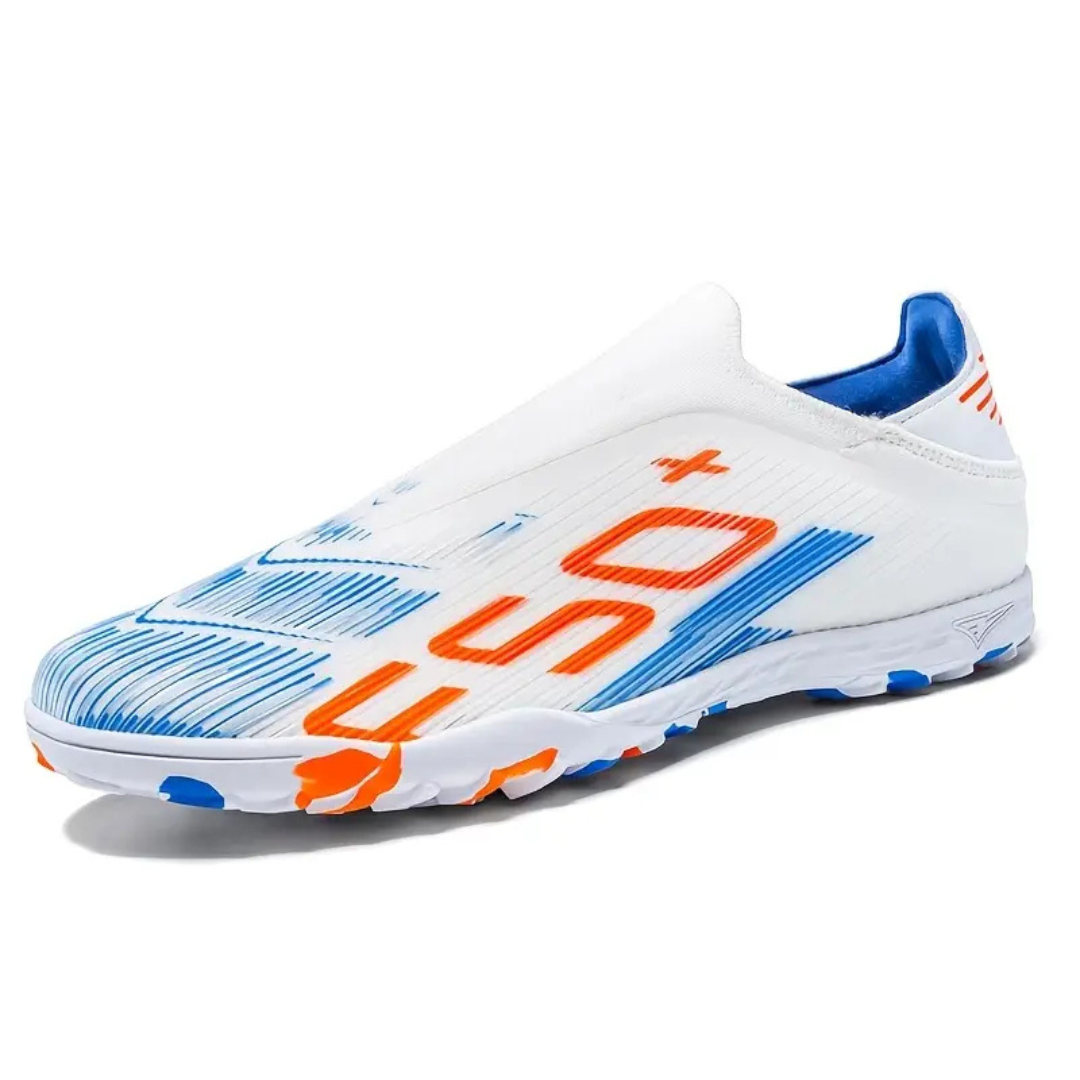 F50 League Laceless Turf Soccer Shoes - White