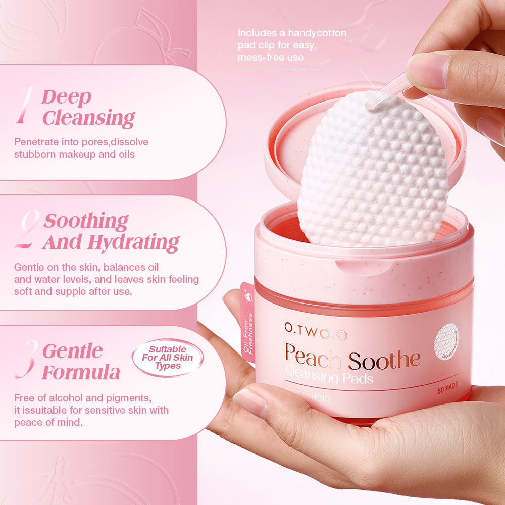 Peach Soothe Cleansing Pads
