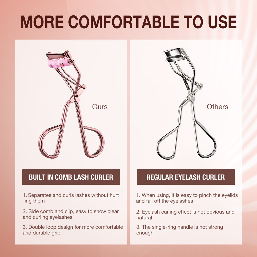 Eyelash Curler with comb