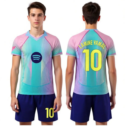 Barcelona Aqua Blue Special Edition No.10 Lamine Yamal TMH OUTLET