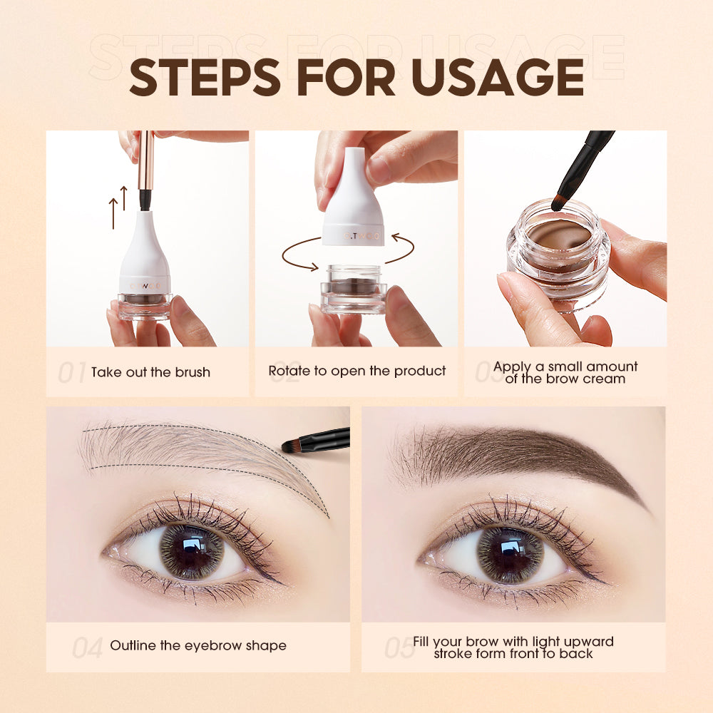 Natural Shaping Eyebrow Dying Cream