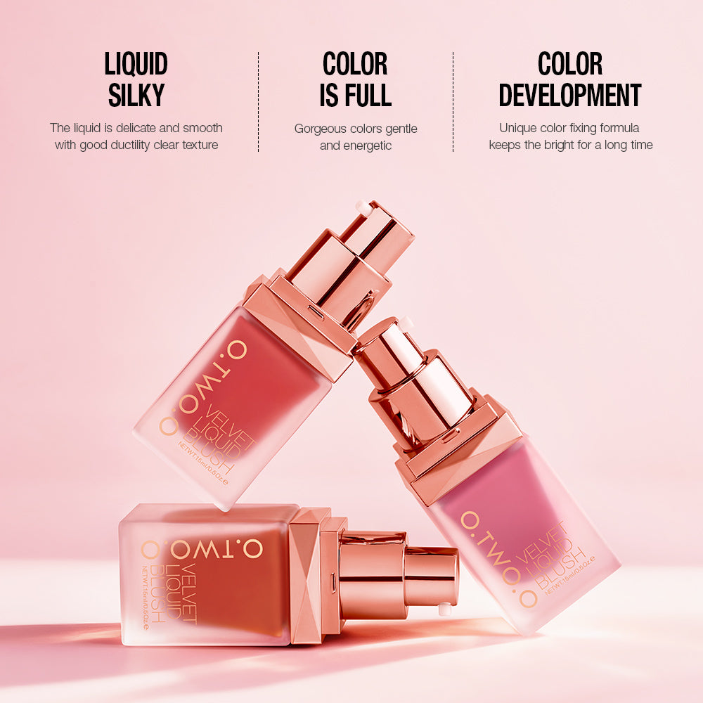 Natural and Reddish Liquid Blush