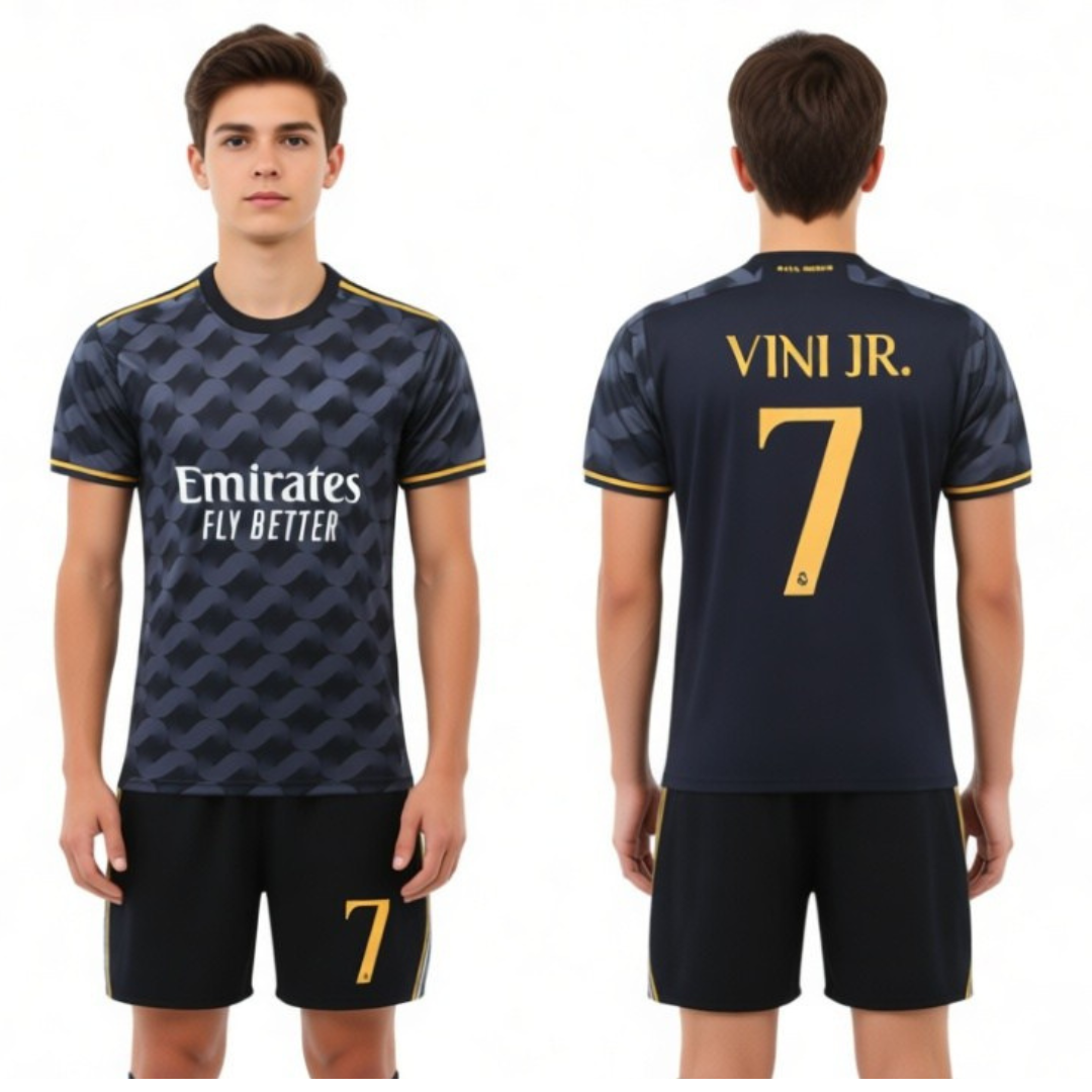 Vini Jr Real Madrid Blue