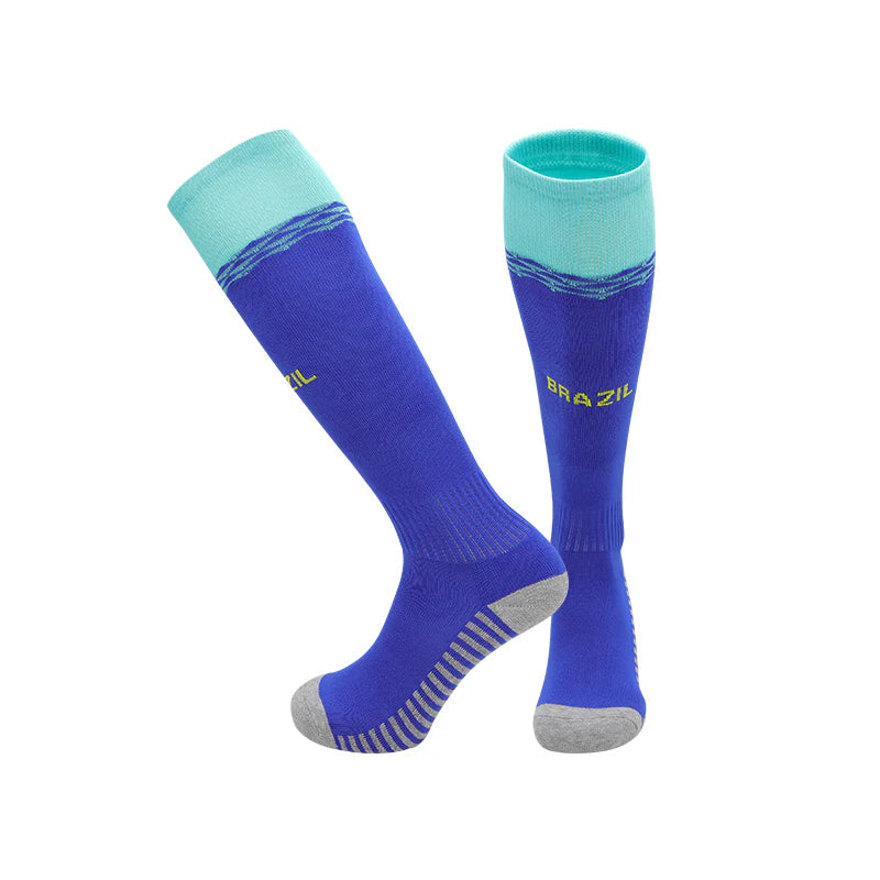 Brazil Blue Socks