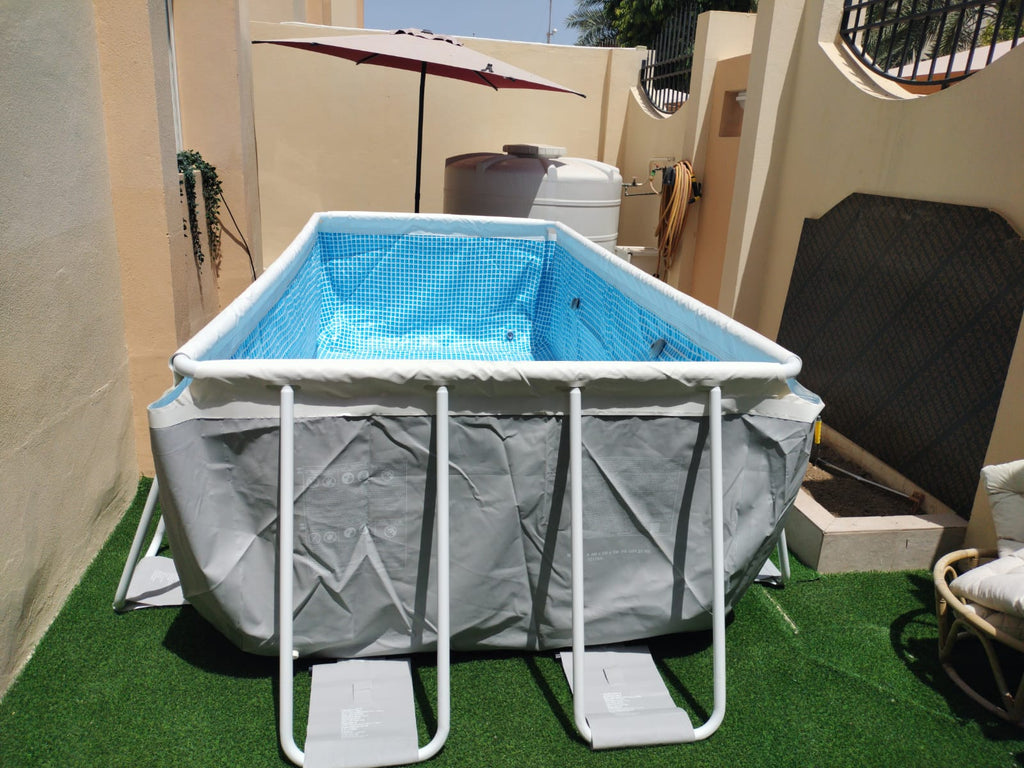 Intex Prism Frame Premium Pool 4.9m x 2.44m x 1.07 m + Installation