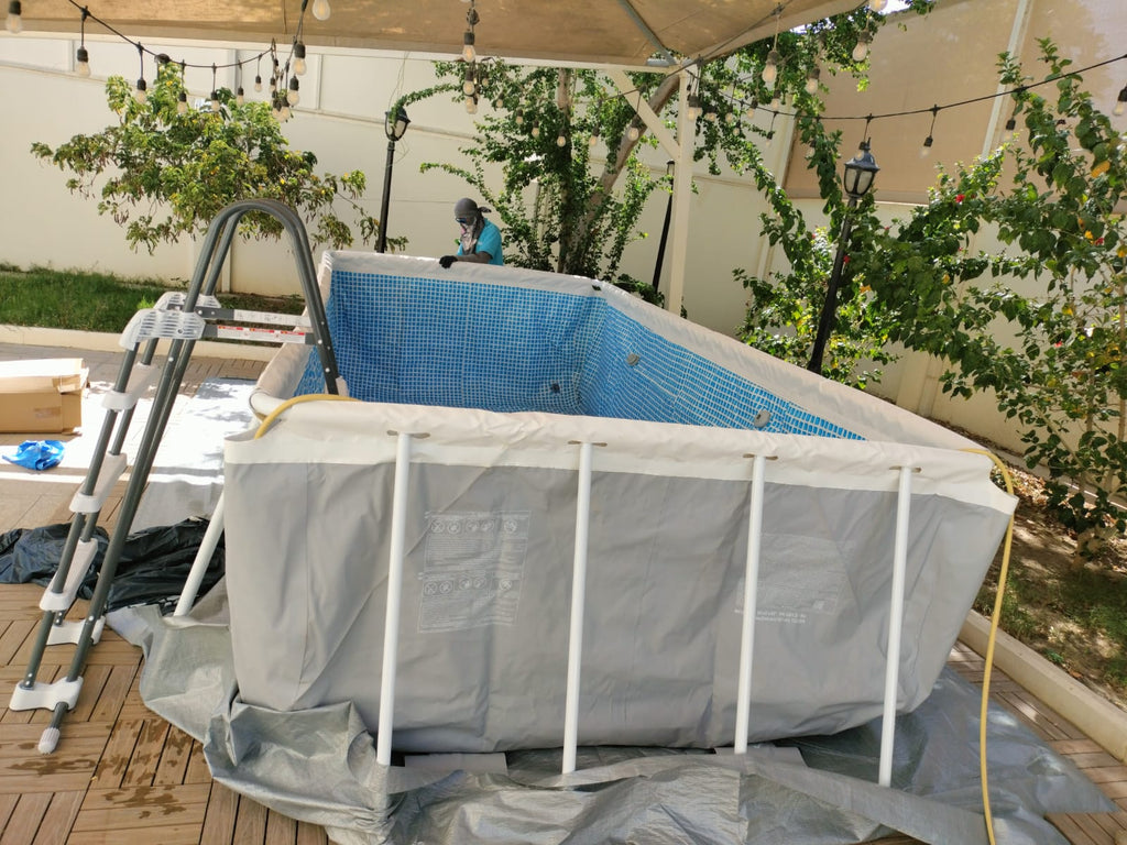 Intex Prism Frame Premium Pool 4.9m x 2.44m x 1.07 m + Installation