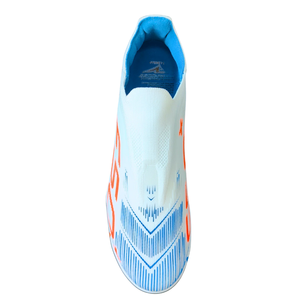 F50 League Laceless Turf Soccer Shoes - White