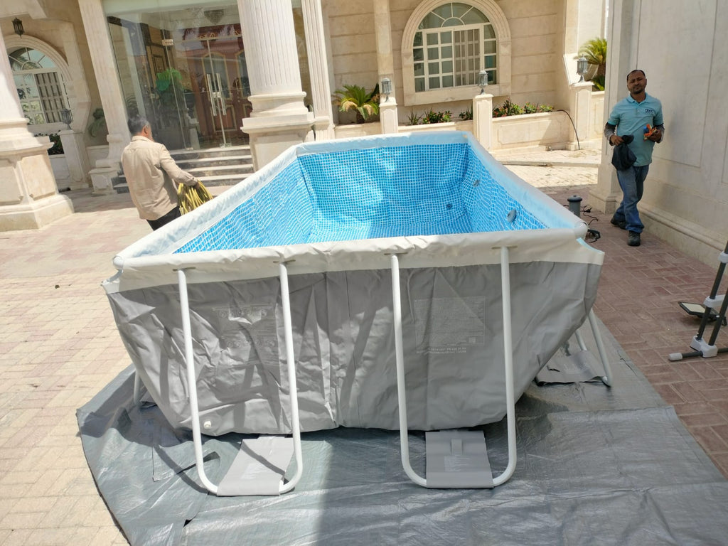 Intex Prism Frame Premium Pool 4.9m x 2.44m x 1.07 m + Installation