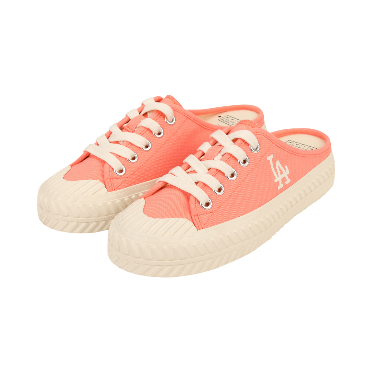 MLB Playball Origins Mule LA Dodgers Shoes Baseball LA Sneakers Peach (one size available !) TMH OUTLET
